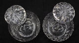 Near Pair of Tudor Crystal English Cut Glass Decanters