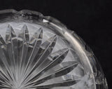 Near Pair of Tudor Crystal English Cut Glass Decanters