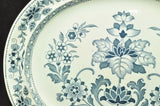 Antique Wedgwood Blue Transfer "Mandarin" 19 Inch Platter c 1900