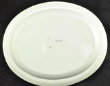Antique Wedgwood Blue Transfer "Mandarin" 19 Inch Platter c 1900
