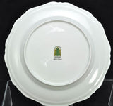 4 Royal Heidelberg Winterling Rose Brier Embossed Scroll Porcelain Dinner Plates