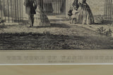 Original Currier & Ives Lithograph Tomb of Washington 1860s