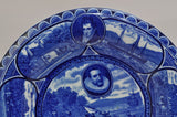 Landing Hendrick Hudson Rowand & Marsellus Blue Staffordshire Rolled Edge Plate