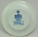 Longfellow Rowand & Marsellus Blue Staffordshire Rolled Edge Plate