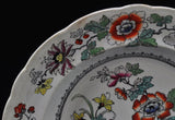 Pair of Masons Japan Fence Imari Stoneware Soup Plates circa 1835
