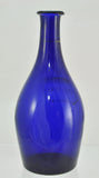 Bristol Blue Holland Blown Flint Glass Decanter Early 19th Century