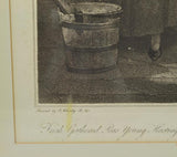 Original Stipple Engraving Wheatley "Fresh Gathered Peas" Cries of London 1795