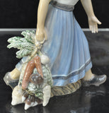 Dahl Jensen Girl with Vegetables 1301 Figurine MINT