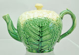 Griffen Smith and Hill Cauliflower Etruscan Majolica Teapot 19th Century