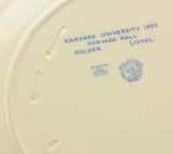 Rare Harvard University 1927 Harvard Hall A Blue Wedgwood Plate