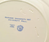 Rare Harvard University 1927 University Hall Blue Wedgwood Plate