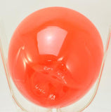Red Apple Studio Blown Glass Paperweight Signed