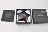 Rosenthal Ruby Red Crystal Star Paperweight