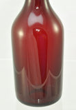Vintage Ruby Blown Glass Decanter