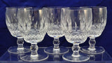Set of 5 Waterford Cut Crystal Colleen 5 1/4 Inch Water Goblets