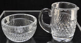 Waterford Cut Crystal Giftware Creamer and Sugar Bowl MINT