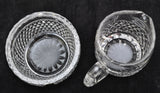 Waterford Cut Crystal Giftware Creamer and Sugar Bowl MINT