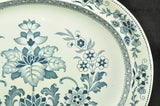 Antique Wedgwood Blue Transfer "Mandarin" 19 Inch Platter c 1900